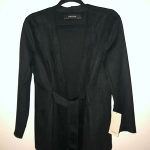 Zara Faux suede cardigan
